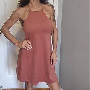 Madewell Terracotta Halter Dress Size Small